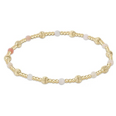 Dignity Sincerity 4mm Bracelet- Pink Opal
