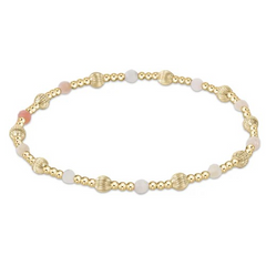 Dignity Sincerity 4mm Bracelet- Pink Opal