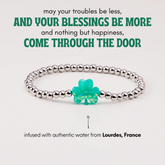 Lucky Shamrock Holy Water - Silver