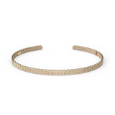 Metalystic Platinum Silver 3mm Cuff