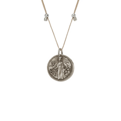 Better Together - Gabriel/Mary Small Pendant Antique Silver