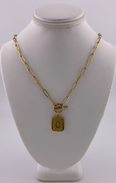 Initial C Necklace
