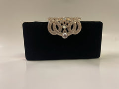 Jana Velvet Evening Bag