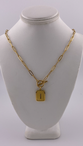 Initial I Necklace