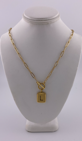 Initial L Necklace