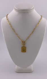 Initial Q Necklace