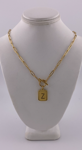Initial Z Necklace