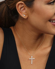Oh She Fancy Small Cross - Gold