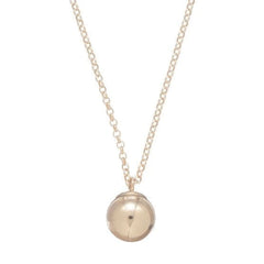 16" Necklace Gold - Clarity Gold Charm
