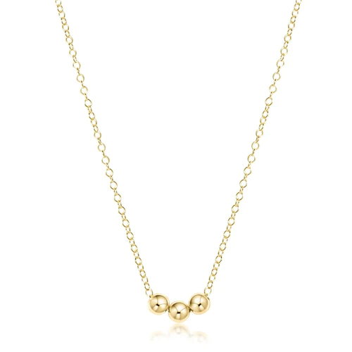 16" Necklace Gold - Joy Gold Charm