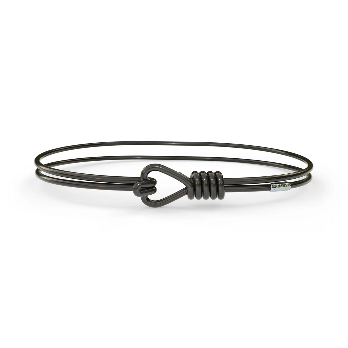 Metalystic Love Knot Platinum Black Large