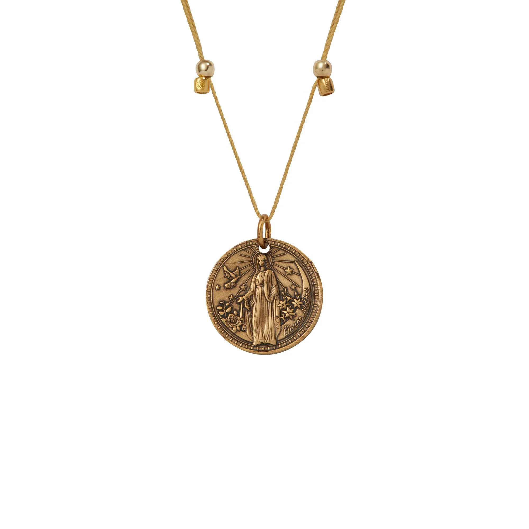 Better Together - Gabriel/Mary Small Pendant Antique Gold