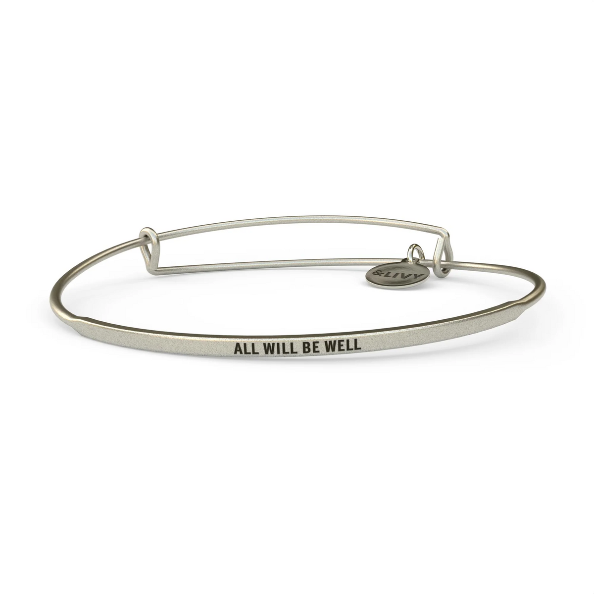 All Will Be Well POSY Antique Silver