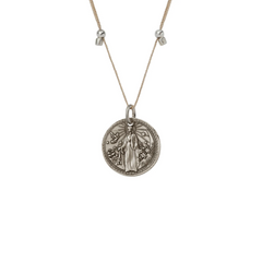 Better Together - Raphael/Mary Small Pendant Antique Silver