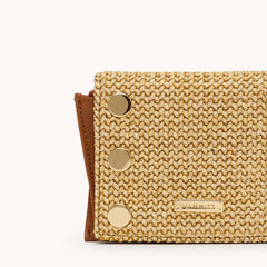Allen Wallet - Cocoa Raffia G