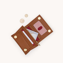 Allen Wallet - Cocoa Raffia G