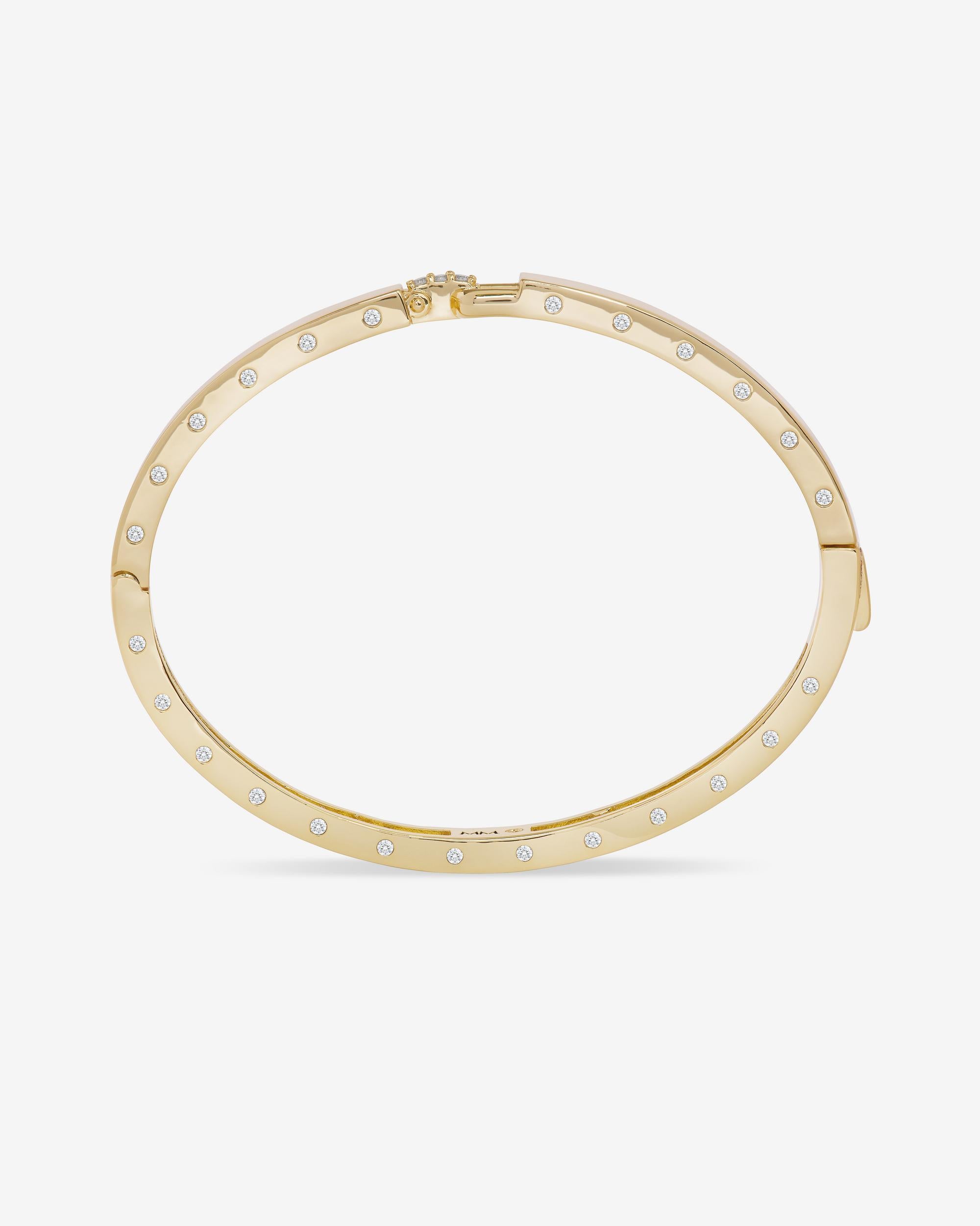 Ashley Lock Cuff  Gold-white
