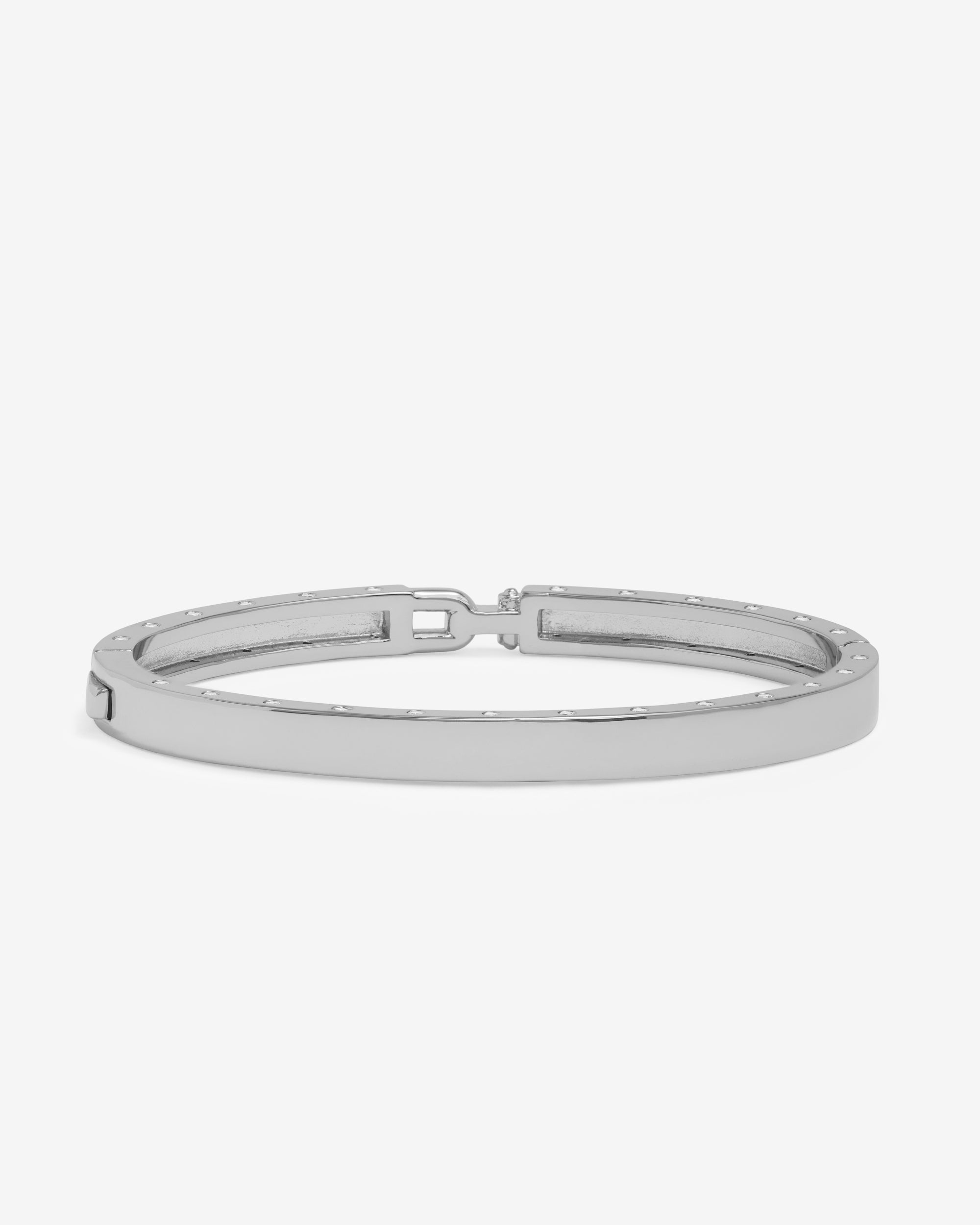 Ashley Lock Cuff  Silver-white