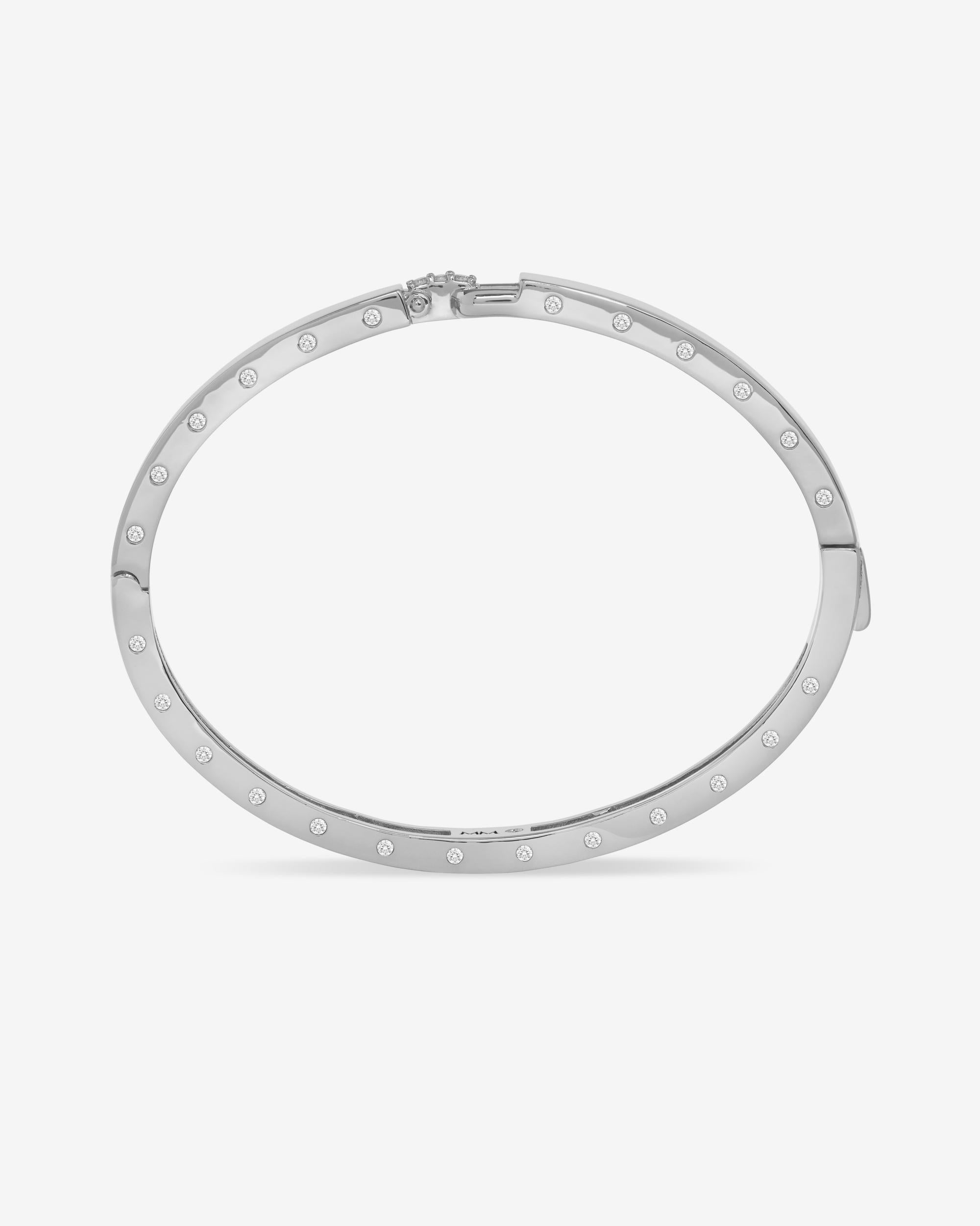 Ashley Lock Cuff  Silver-white