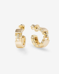 Ashley Lock Huggies - Gold