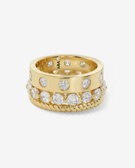 Ashley Venice Ring Gold-White- 9