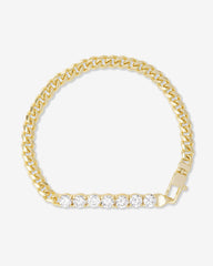 Baby Julian Loves Diamonds Bracelet - Gold 6.5