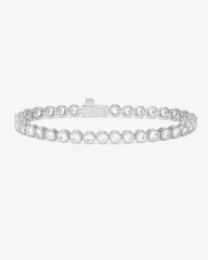 Baroness Tennis Bracelet Sz 7.5 Silver