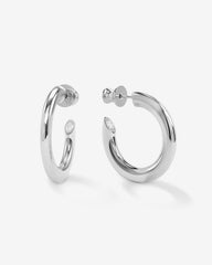 1" Beacon Hoops - Silver