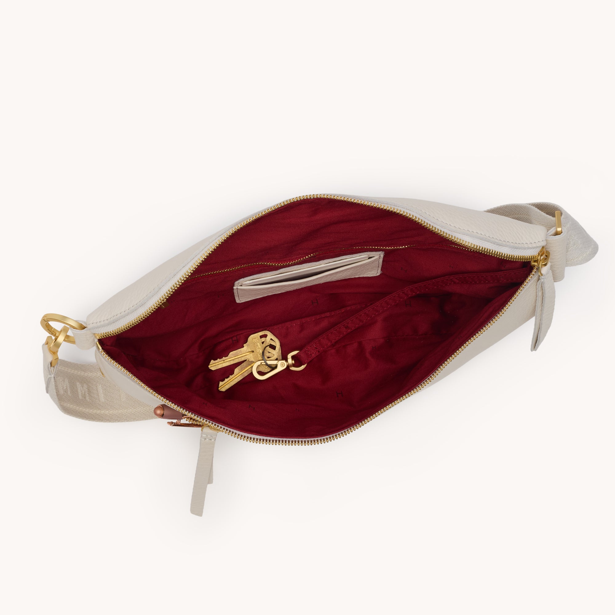 Charles Crossbody Lg-Calla Lilly White