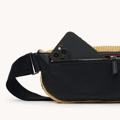 *Charles Crossbody Med - Nior SmoothRaffia GM