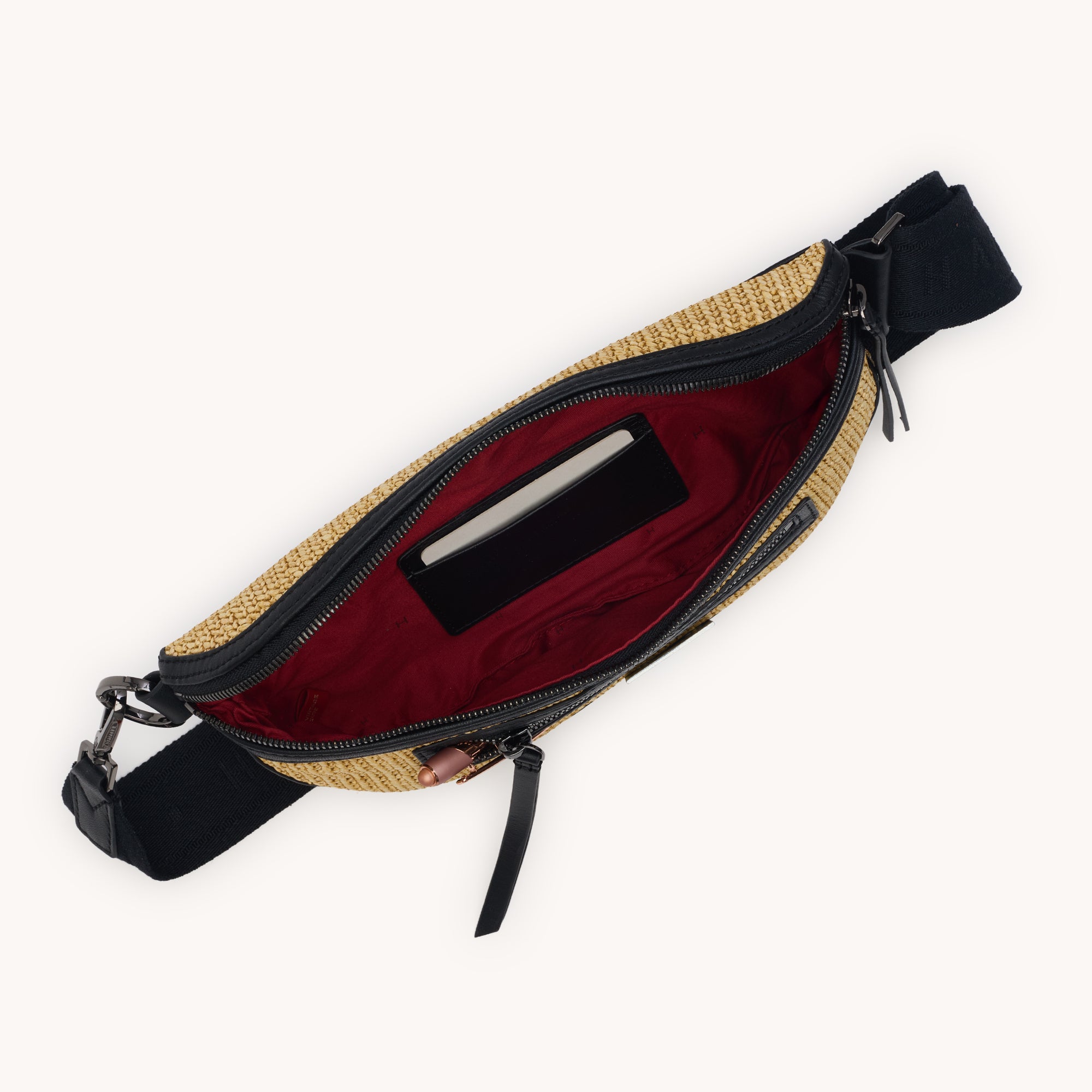 *Charles Crossbody Med - Nior SmoothRaffia GM