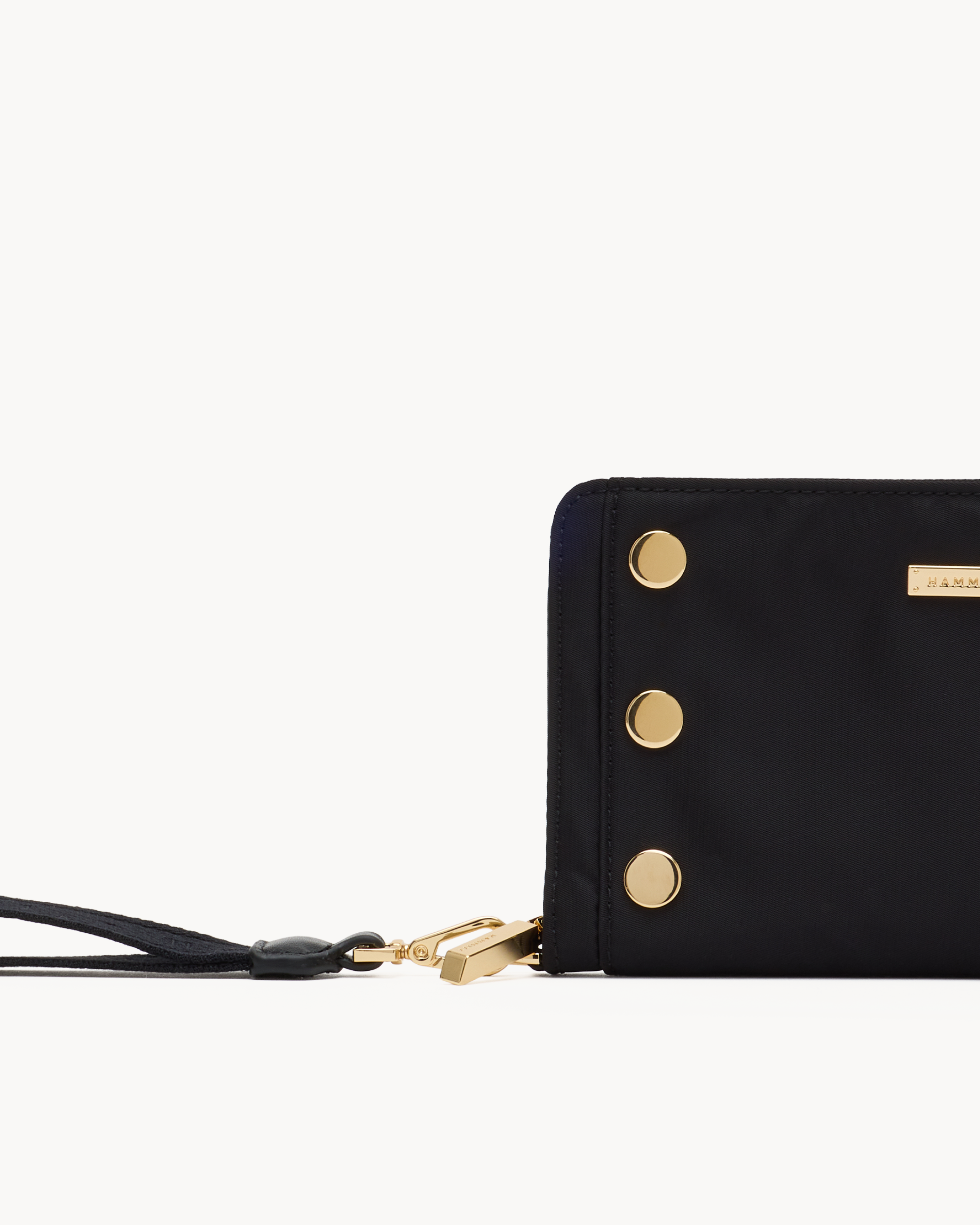 Bryant Wallet - Black Nylon Cargo - G - Red Zip