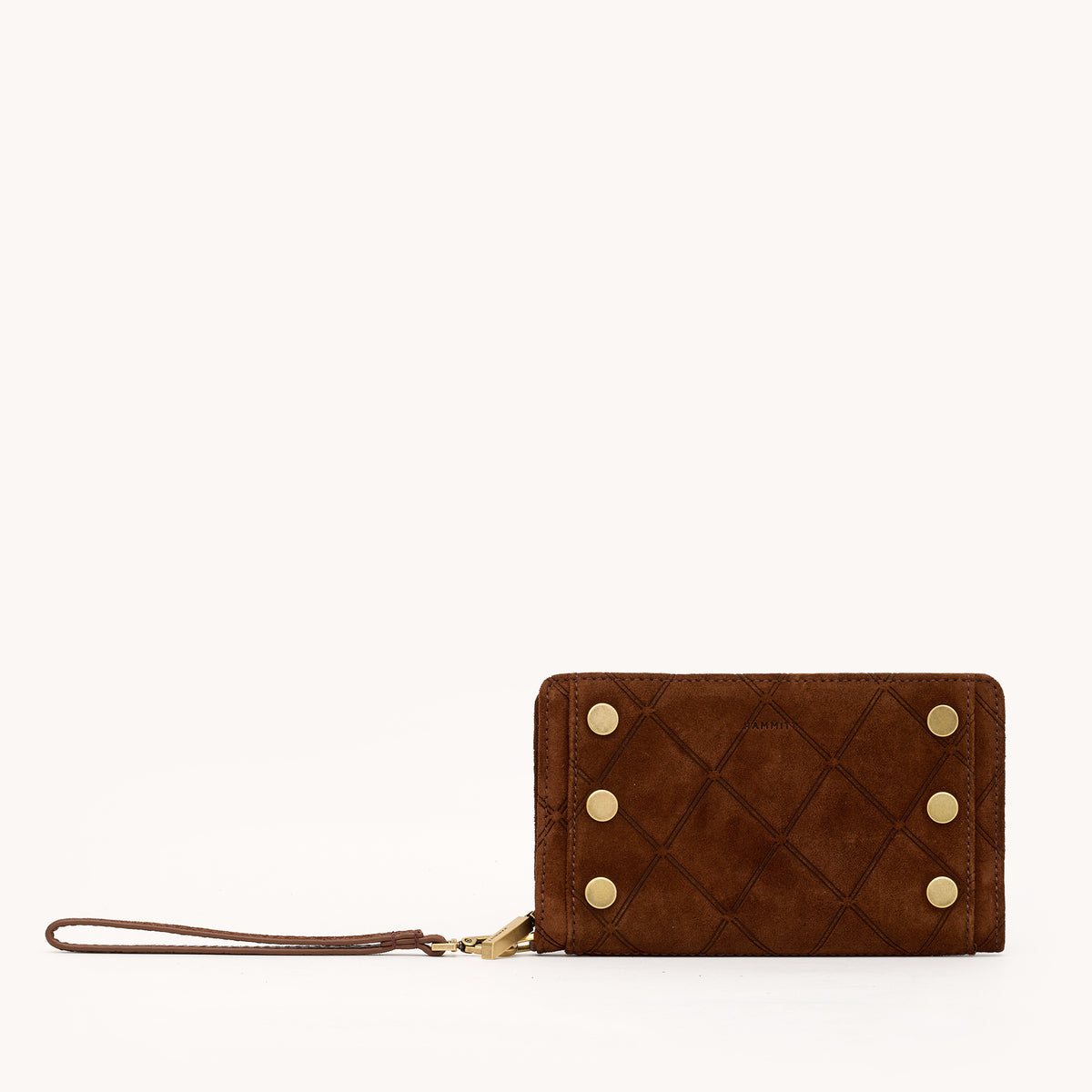 Bryant Wallet-Chocolate Diamond Suede-AG