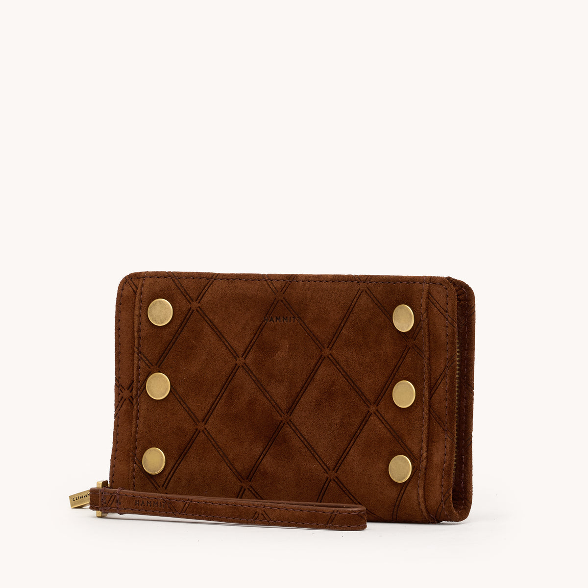 Bryant Wallet-Chocolate Diamond Suede-AG