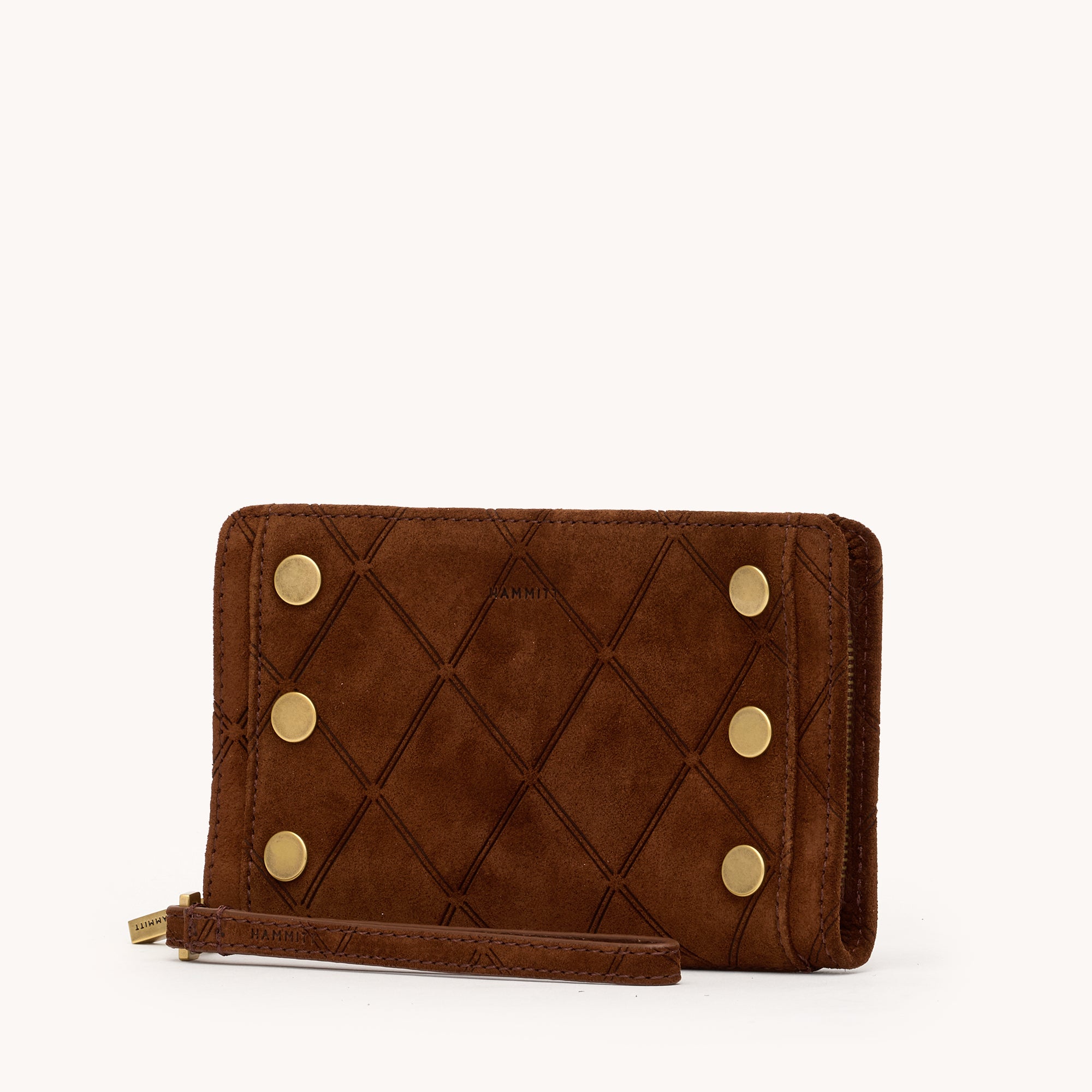 Bryant Wallet-Chocolate Diamond Suede-AG