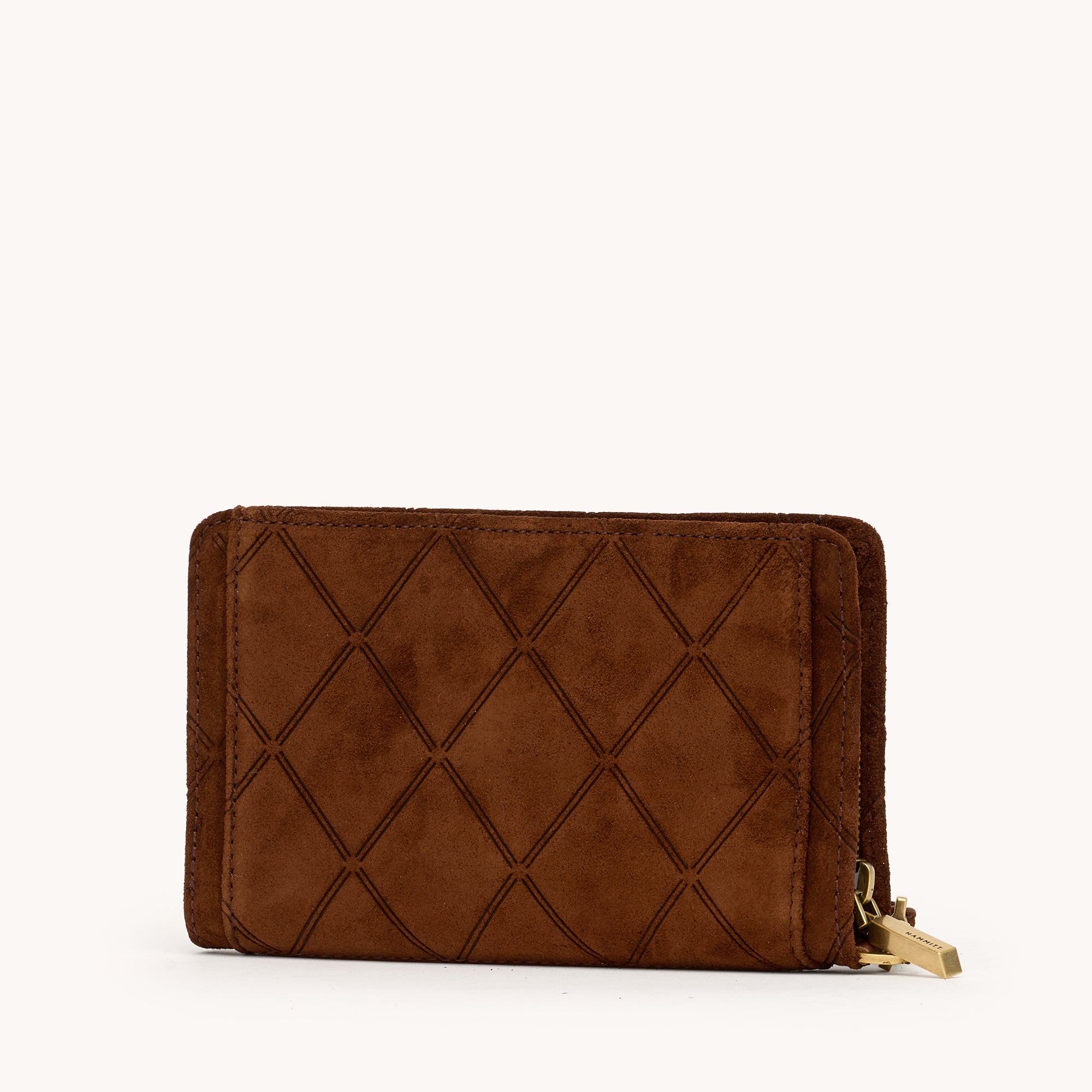 Bryant Wallet-Chocolate Diamond Suede-AG