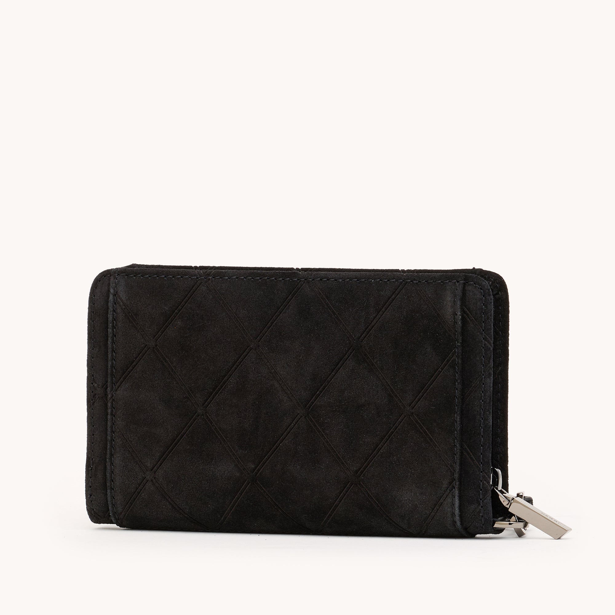 Bryant Wallet-Noir Diamond Suede-GM