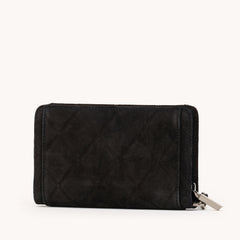 Bryant Wallet-Noir Diamond Suede-GM