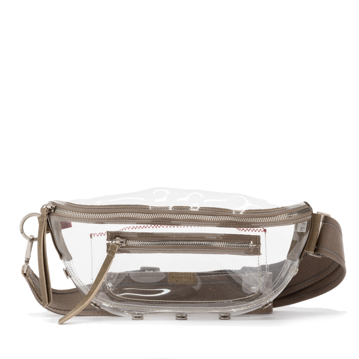 *Charles Crossbody Clear-Pewter