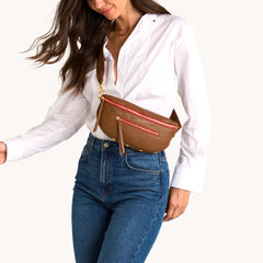*Charles Crossbody-Mahogany Pebble
