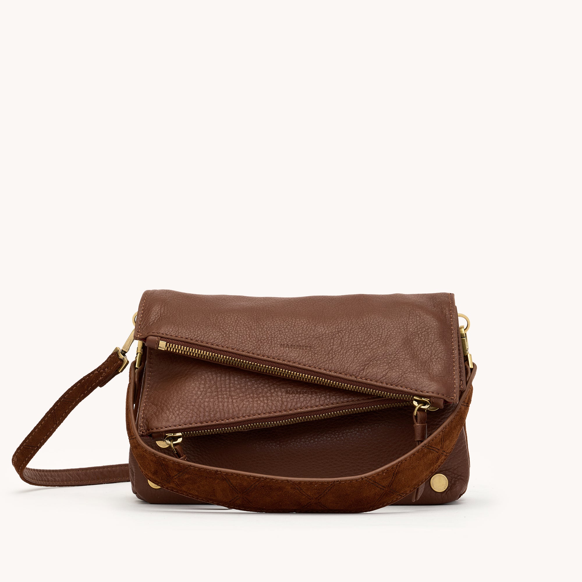 Dillon Sml-Chocolate Diamond Suede-AG