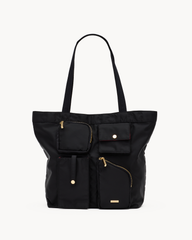 Josie Tote - Black Nylon Cargo - G
