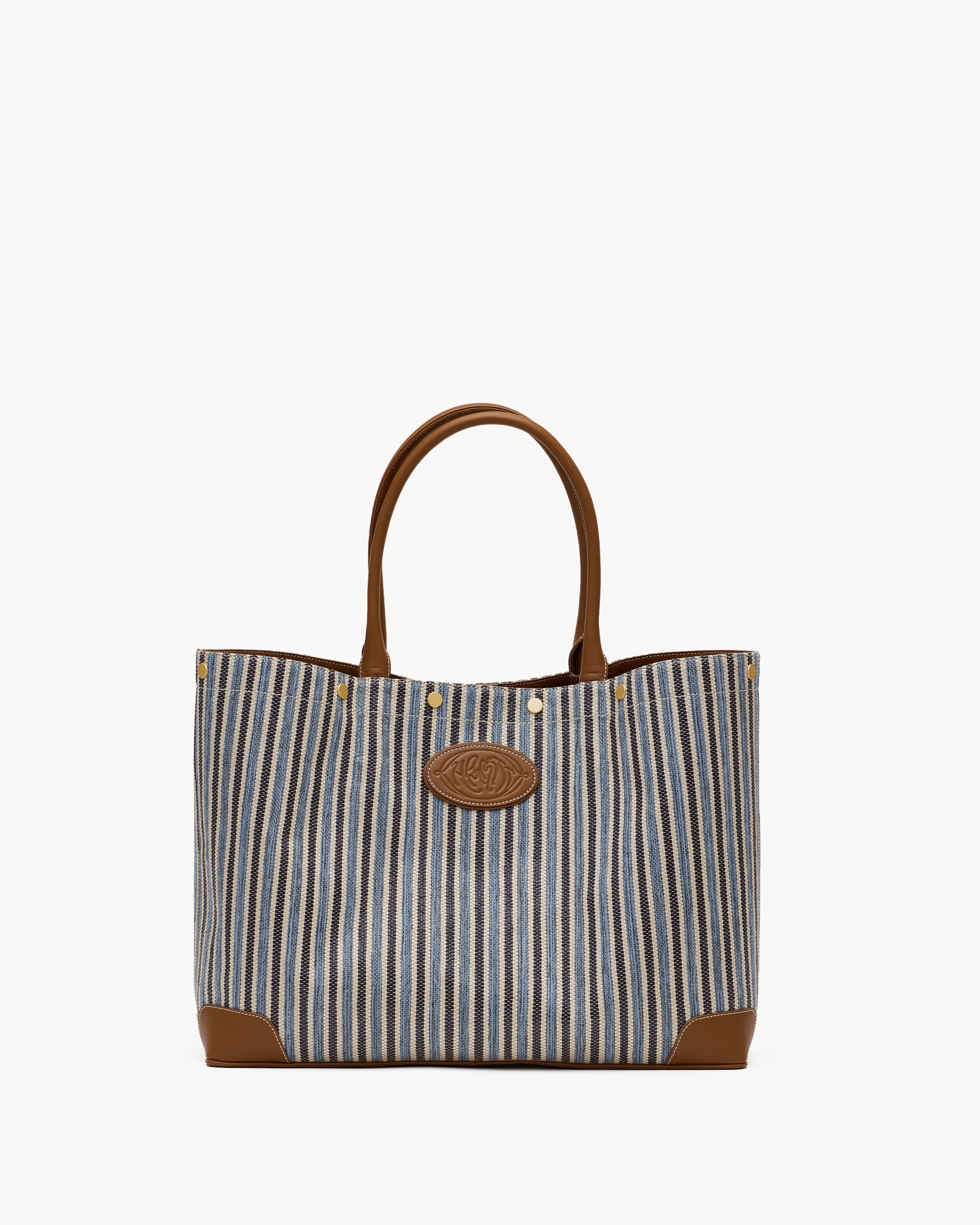 *Olympia Tote - Cabana Blue - BG