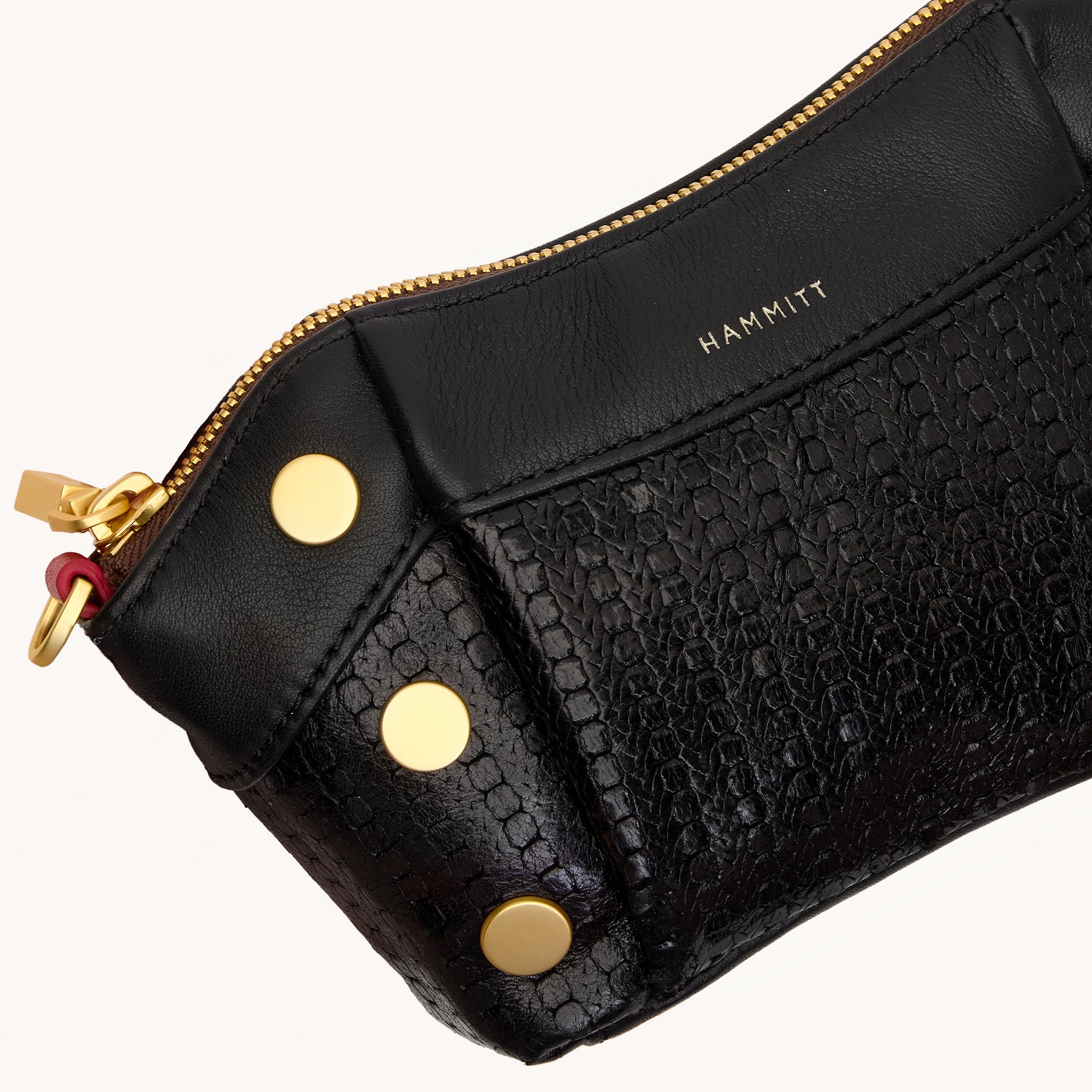 Paul Pocket Black Press BG Red Zip