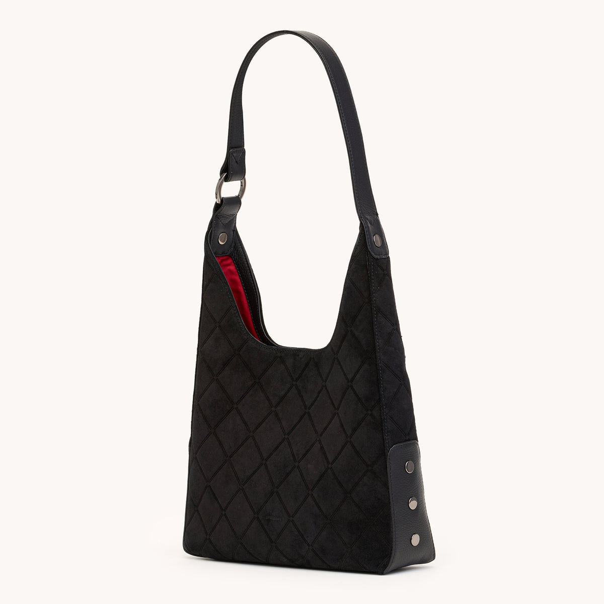 Tim Med-Noir Diamond Suede-GM