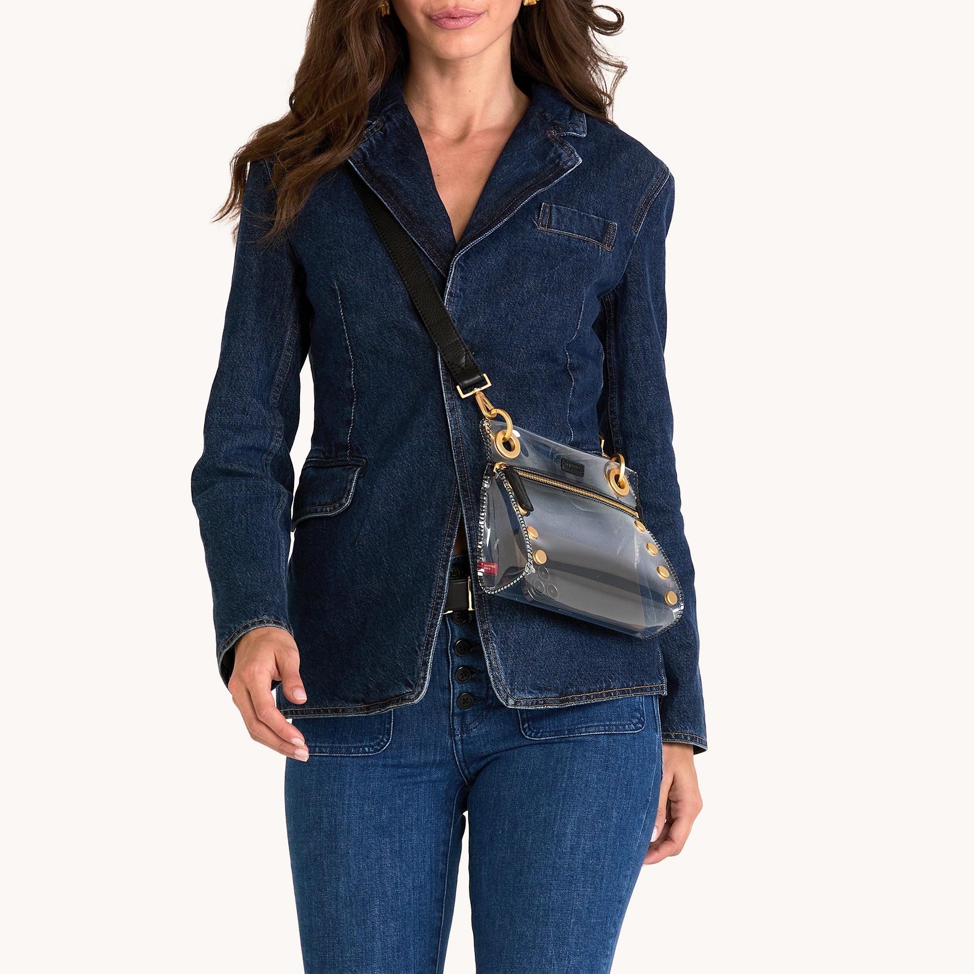 *TONY Sml Clear - Black-BG