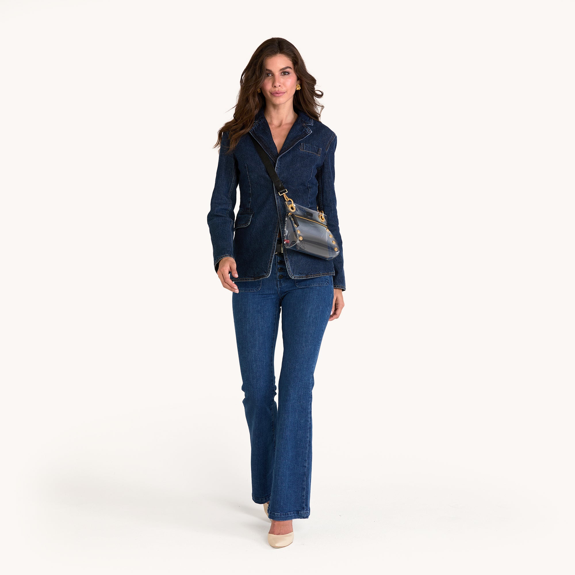 *TONY Sml Clear - Black-BG