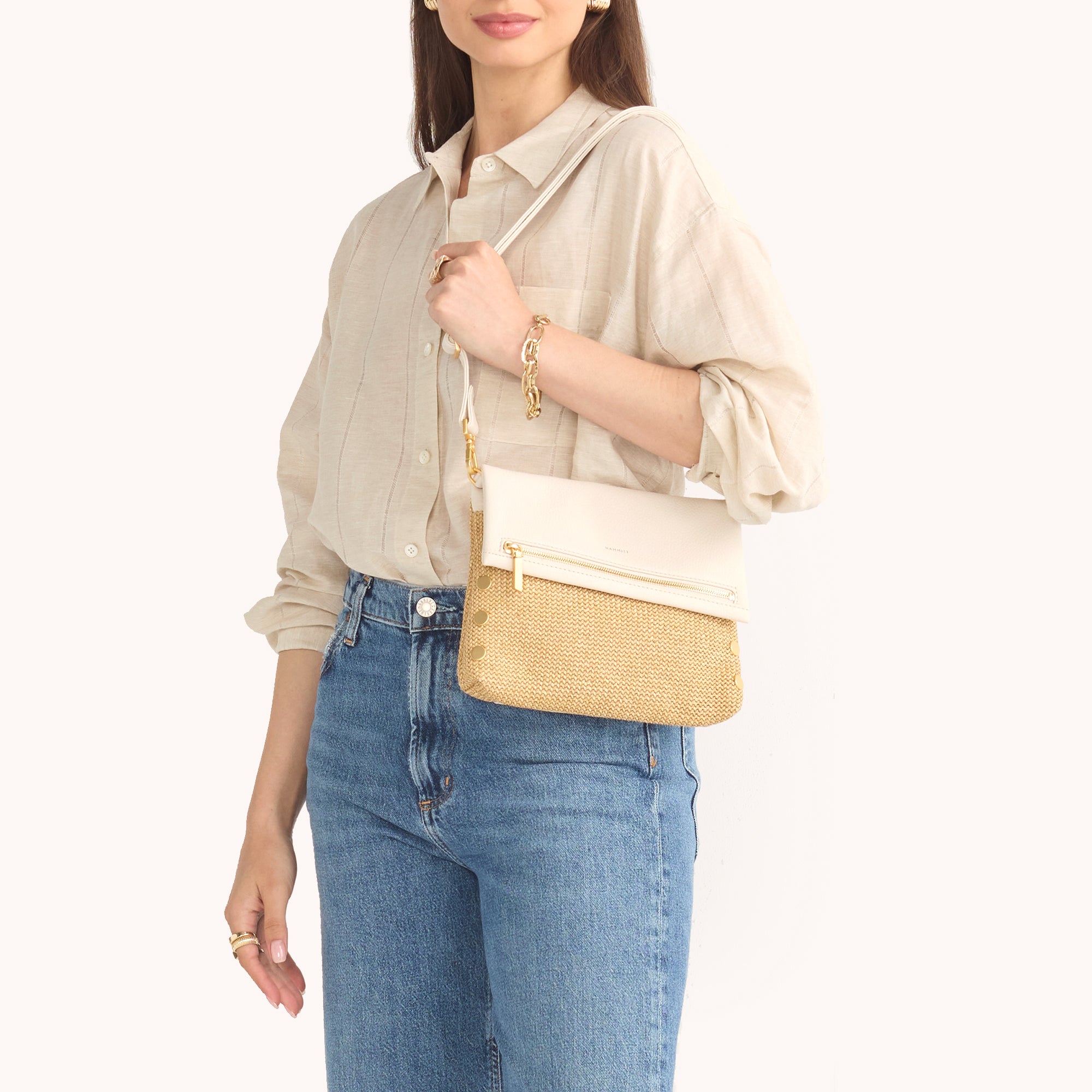 *VIP Med-Calla Lily White Raffia-BG