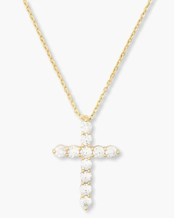 Oh She Fancy Small Cross - Gold