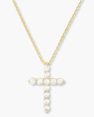 Oh She Fancy Small Cross - Gold